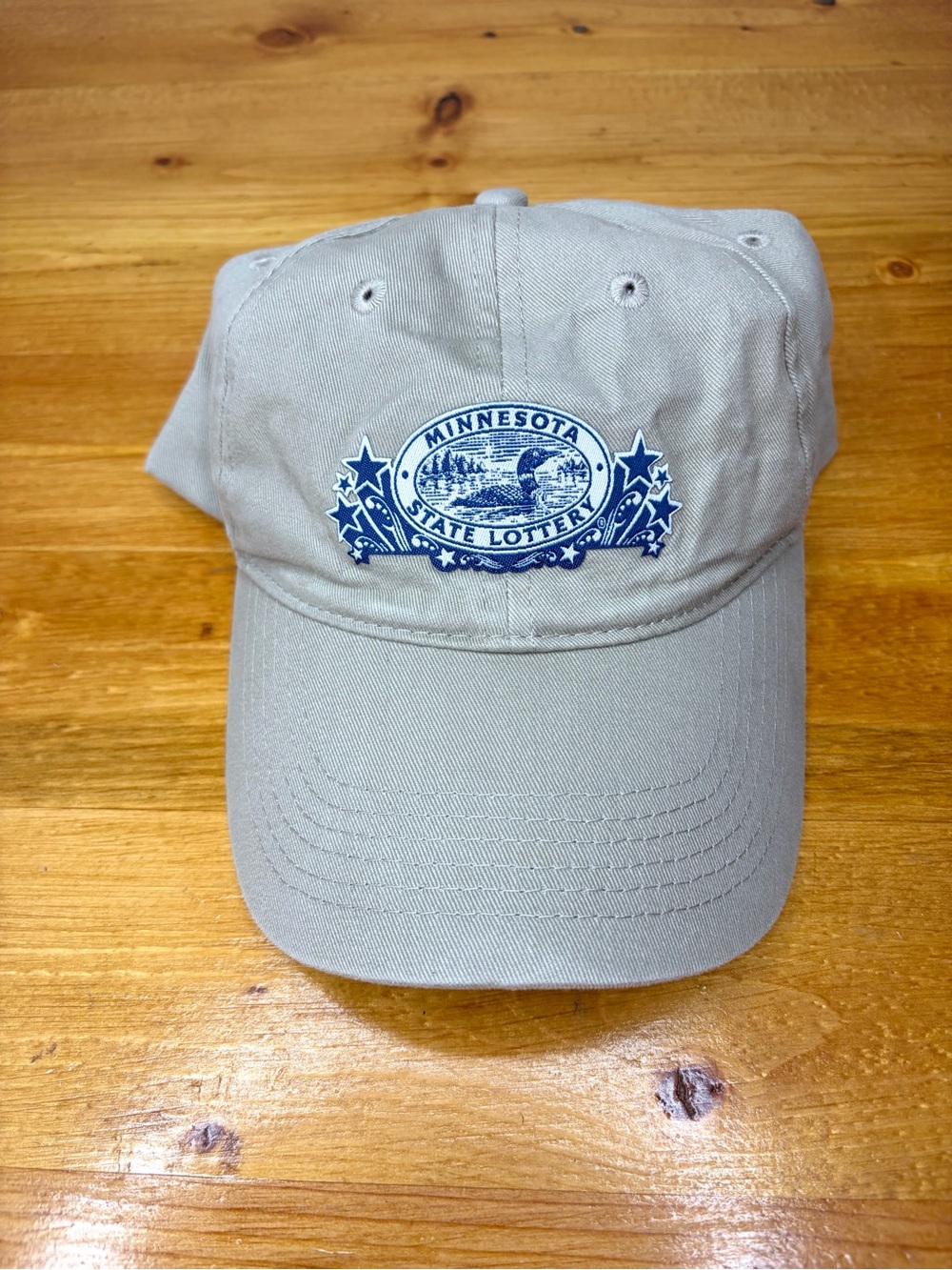 Vintage Minnesota State Lottery Hat American Image Loon Embroidered Wildlife Cap